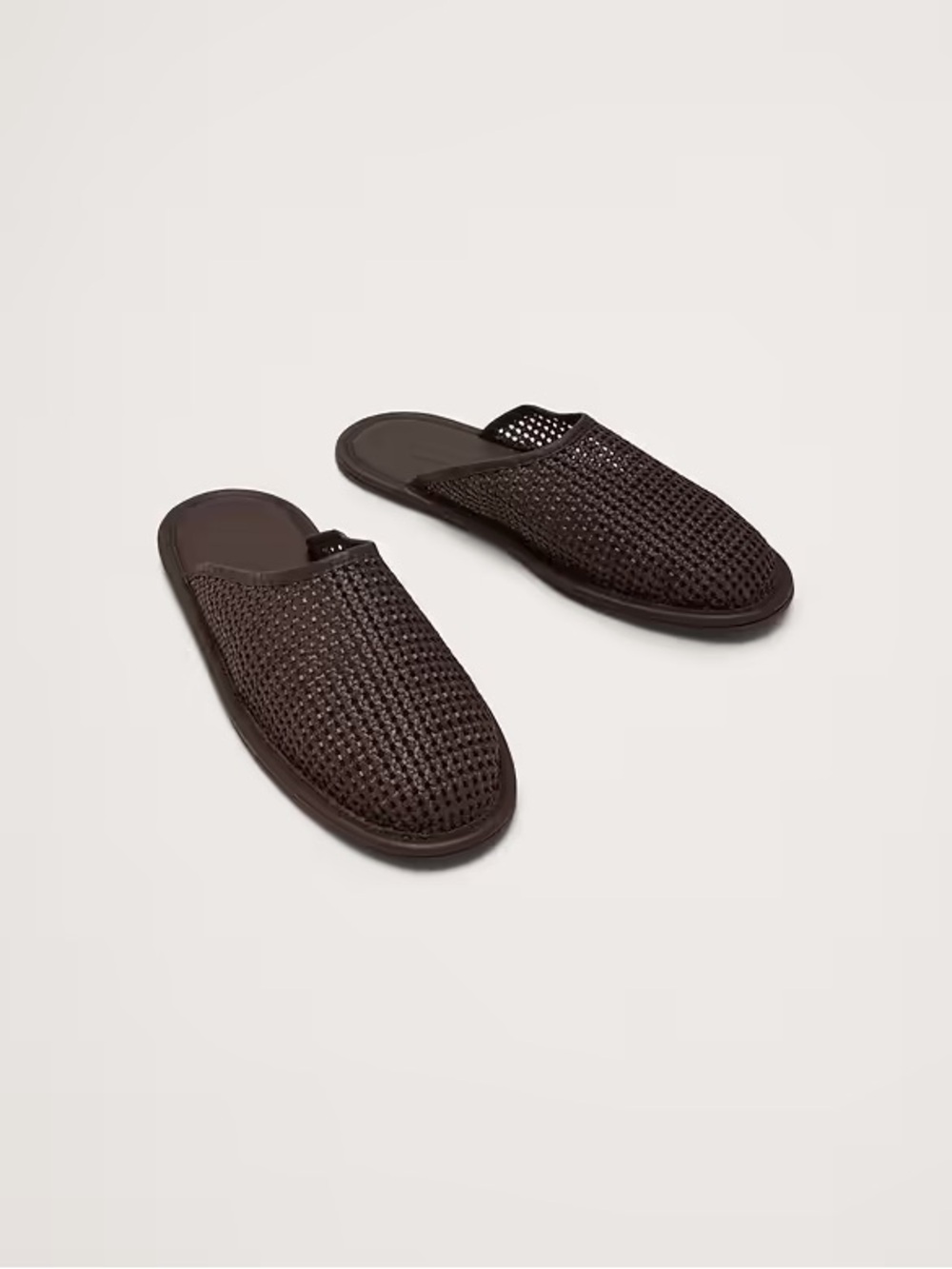 Banana Republic X Crosby Square Leather Woven Slides Sandals NWT 10 Portugal
